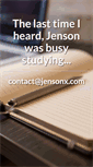 Mobile Screenshot of jensonx.com